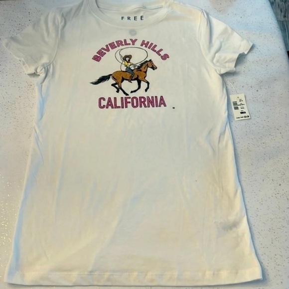 Aeropostale Beverly Hills California Graphic T-Shirt Size M NWT - Picture 1 of 7